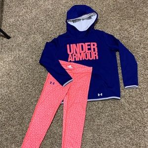 Under Armour Hoodie and Leggings (two sizes)